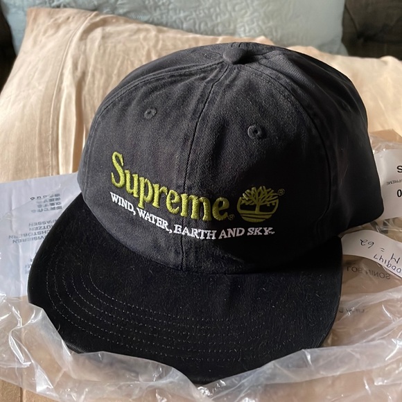 Supreme x Timberland Collab 6 Panel Cap - Picture 1 of 5